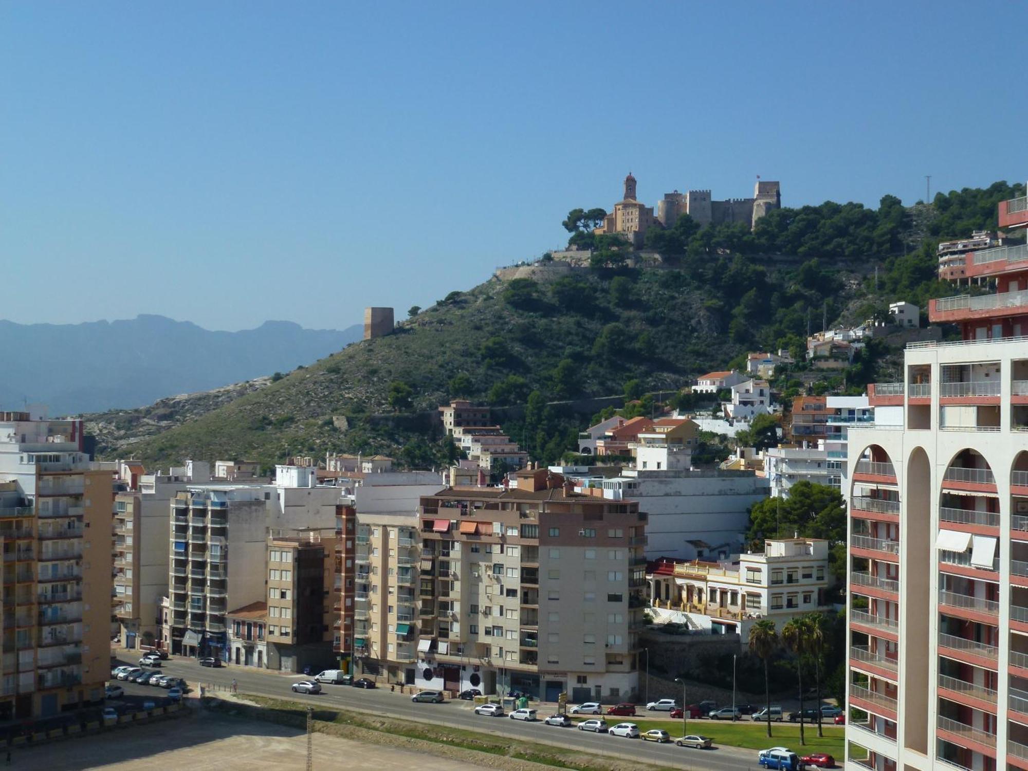 Espectacular Terraza Y Vistas En 1A Linea De Playa Apartment Cullera Bagian luar foto